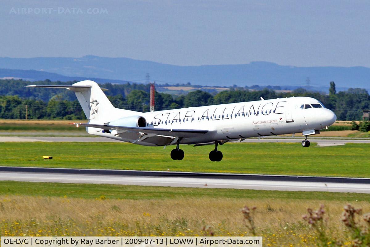 OE-LVG, 1994 Fokker 100 (F-28-0100) C/N 11520, Fokker F-100 [11520] (Austrian Arrows) Vienna-Schwechat~OE 13/07/2009