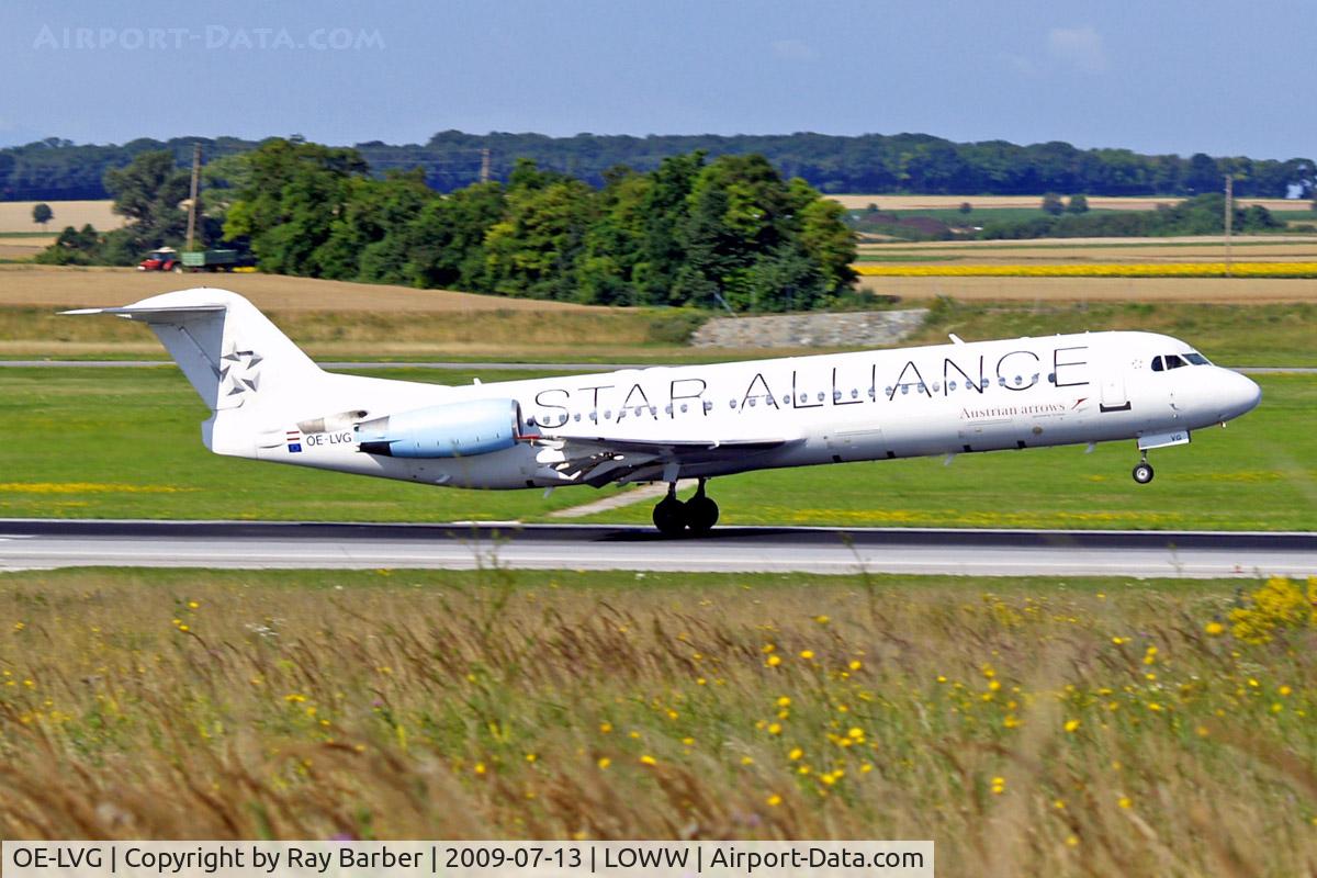 OE-LVG, 1994 Fokker 100 (F-28-0100) C/N 11520, Fokker F-100 [11520] (Austrian Arrows) Vienna-Schwechat~OE 13/07/2009