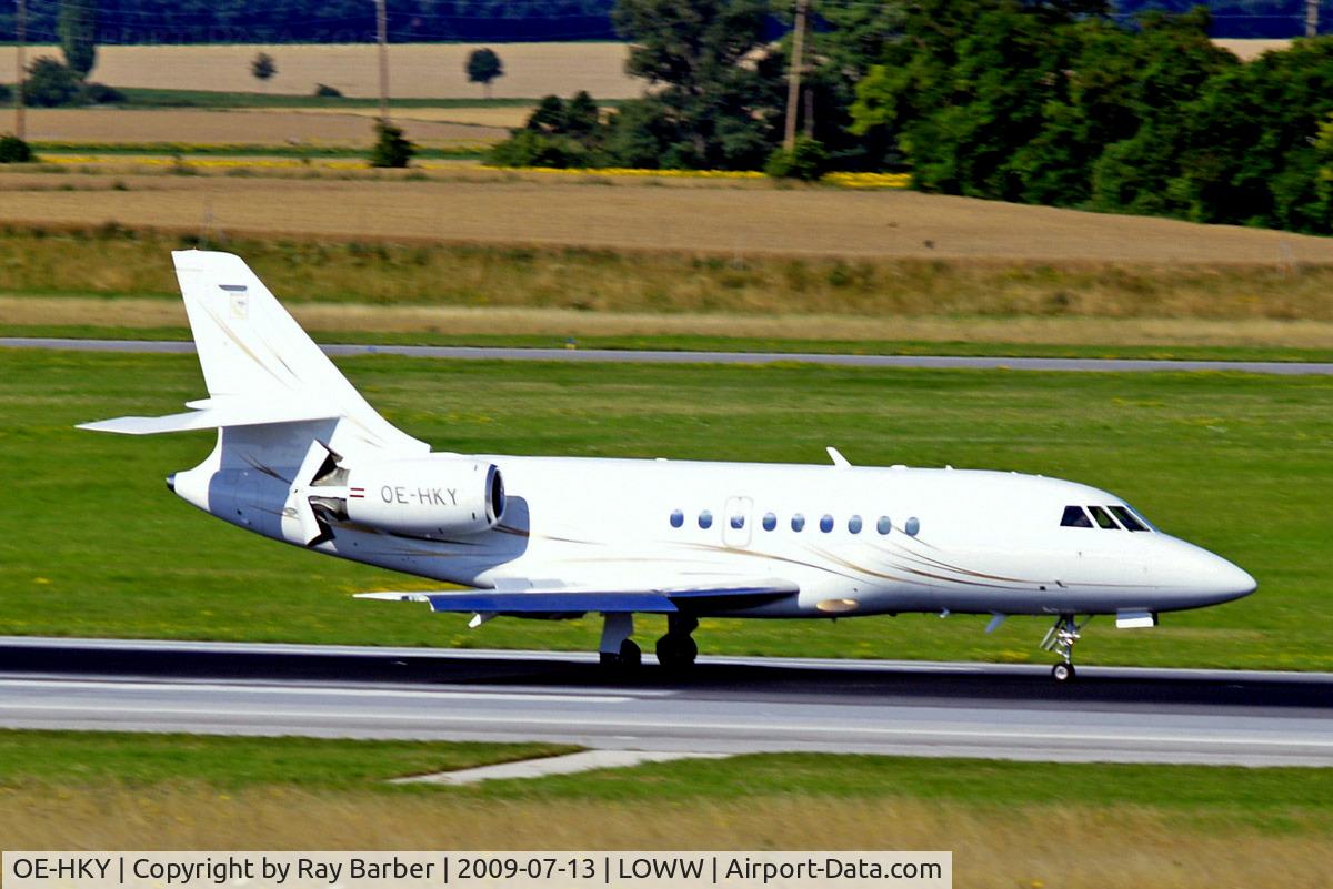 OE-HKY, 2006 Dassault Falcon 2000 C/N 226, Dassault Falcon 2000 [226] (Jet Alliance) Vienna-Schwechat~OE 13/09/2007