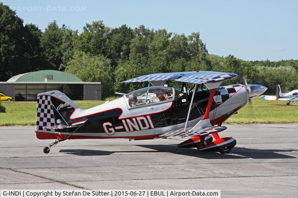 G-INDI, 2008 Aviat Pitts S-2C Special C/N 6084, Ursel Avia 2015.