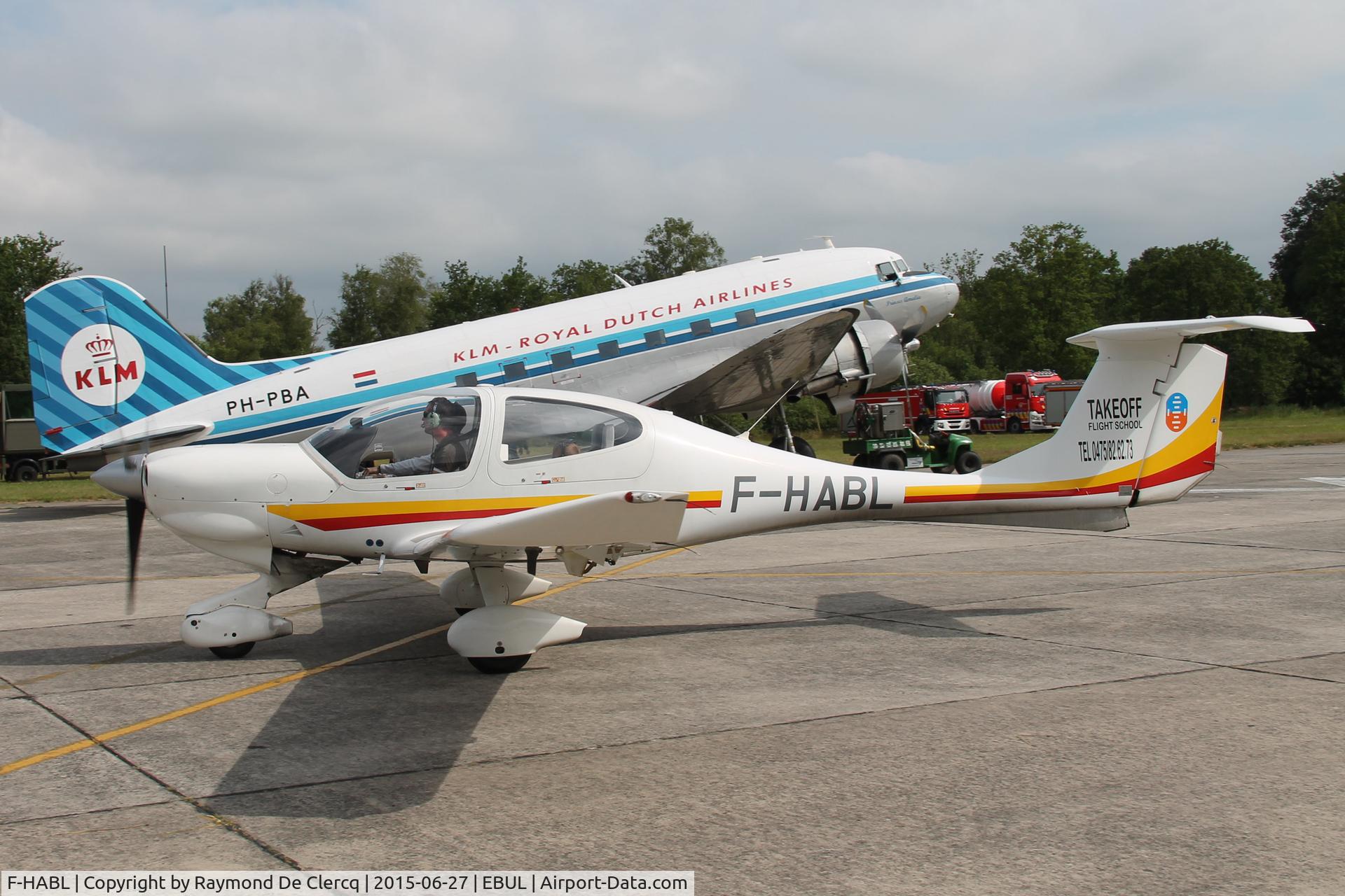 F-HABL, 2003 Diamond DA-40D Diamond Star C/N D4.076, At Ursel Avia 2015.