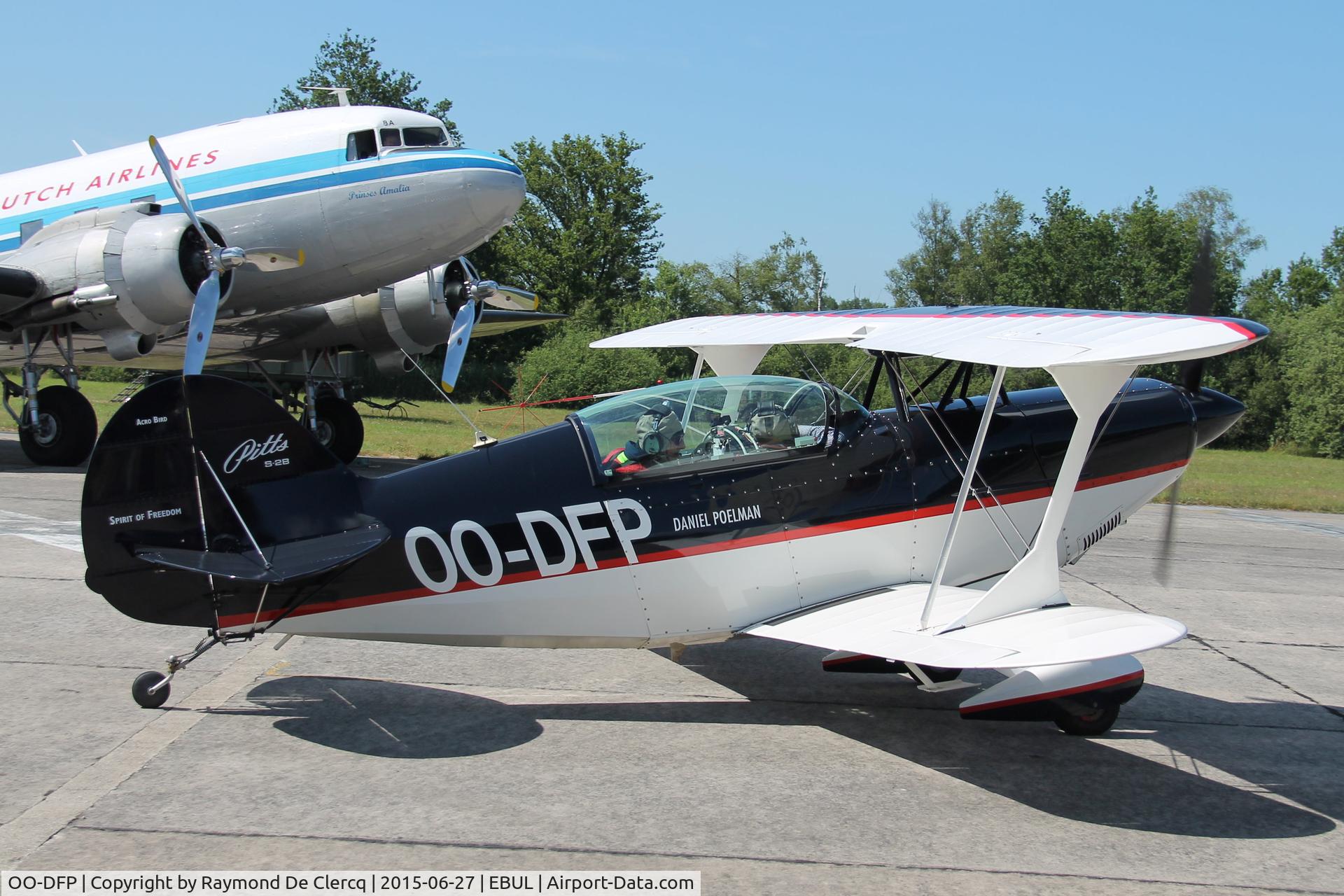 OO-DFP, 1985 Christen Pitts S-2B Special C/N 5070, At-Ursel Avia 2015.
