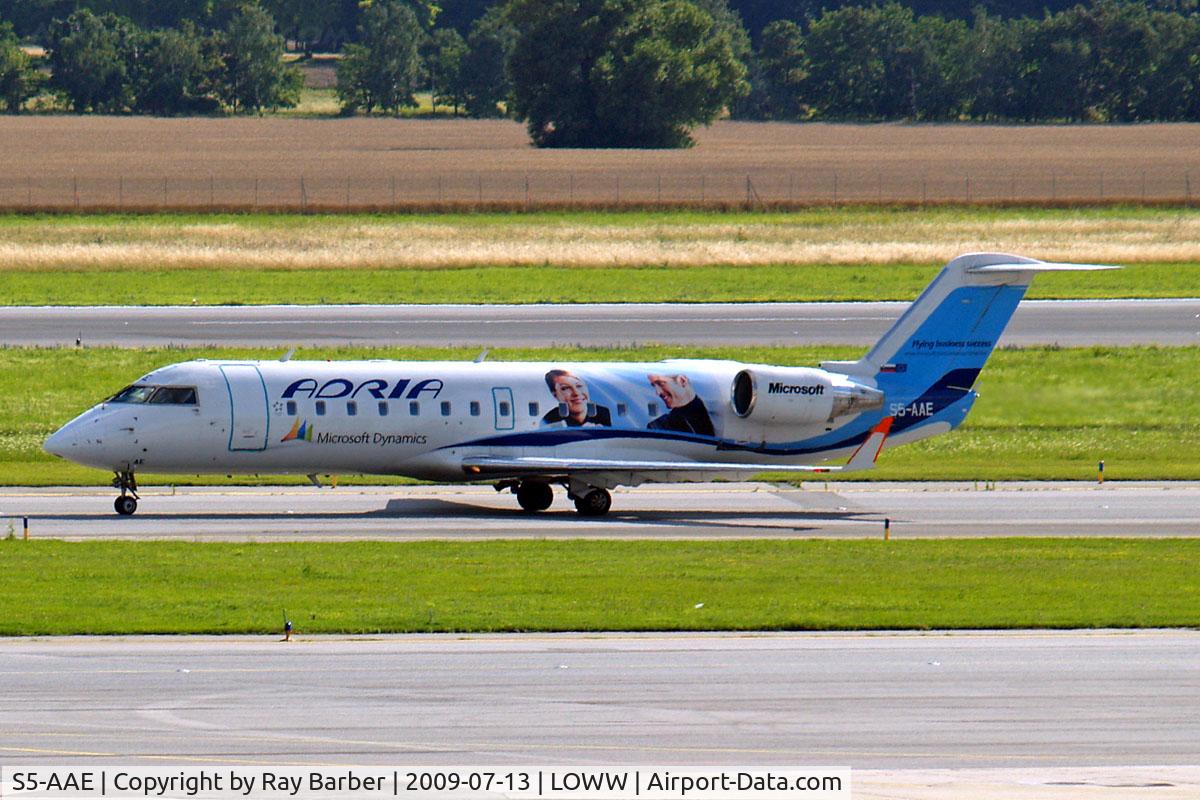S5-AAE, 1998 Canadair CRJ-200LR (CL-600-2B19) C/N 7170, Canadair CRJ-200LR [7170] (Adria Airways) Vienna-Schwechat~OE 13/07/2009