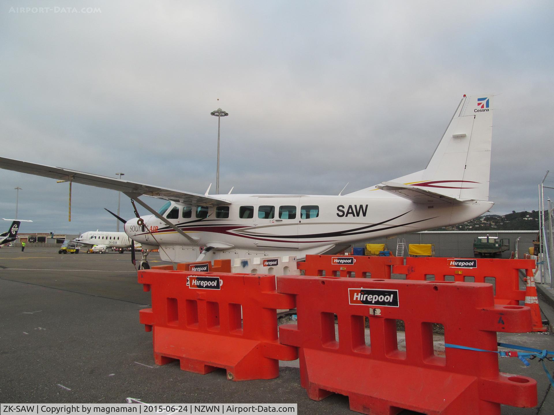 ZK-SAW, 2009 Cessna 208B Grand Caravan C/N 208B2087, at home base