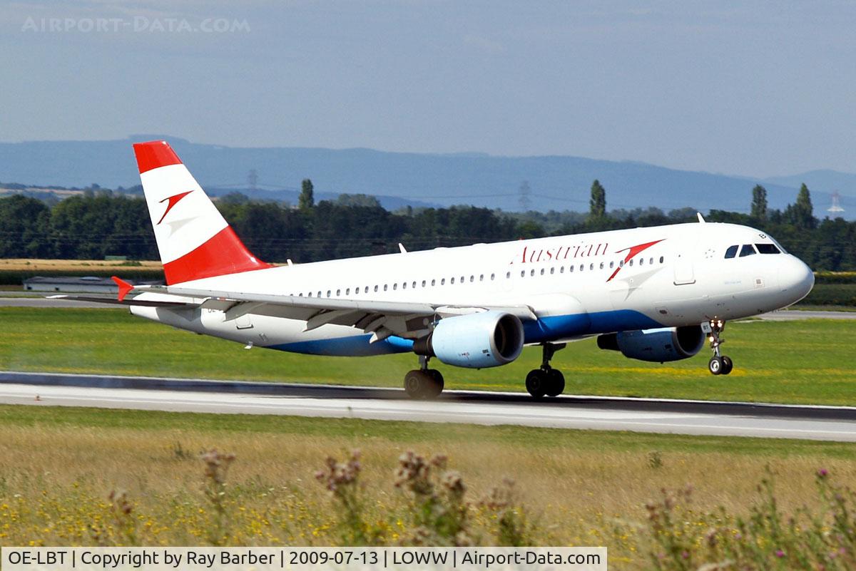 OE-LBT, 2000 Airbus A320-214 C/N 1387, Airbus A320-214 [1387] (Austrian Airlines) Vienna-Schwechat~OE 13/07/2009