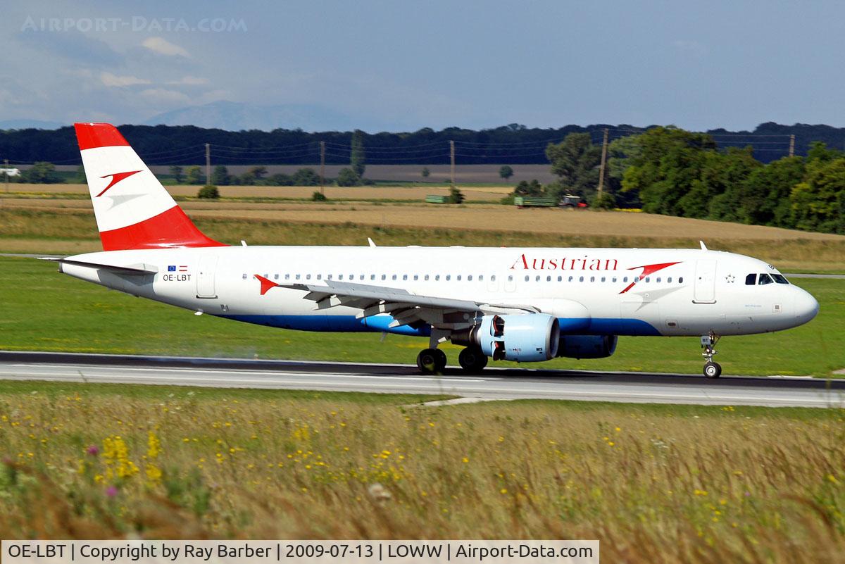 OE-LBT, 2000 Airbus A320-214 C/N 1387, Airbus A320-214 [1387] (Austrian Airlines) Vienna-Schwechat~OE 13/07/2009
