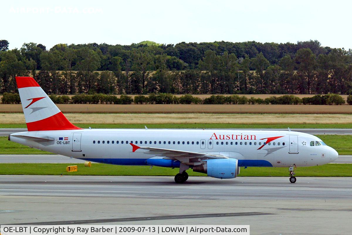 OE-LBT, 2000 Airbus A320-214 C/N 1387, Airbus A320-214 [1387] (Austrian Airlines) Vienna-Schwechat~OE 13/07/2009