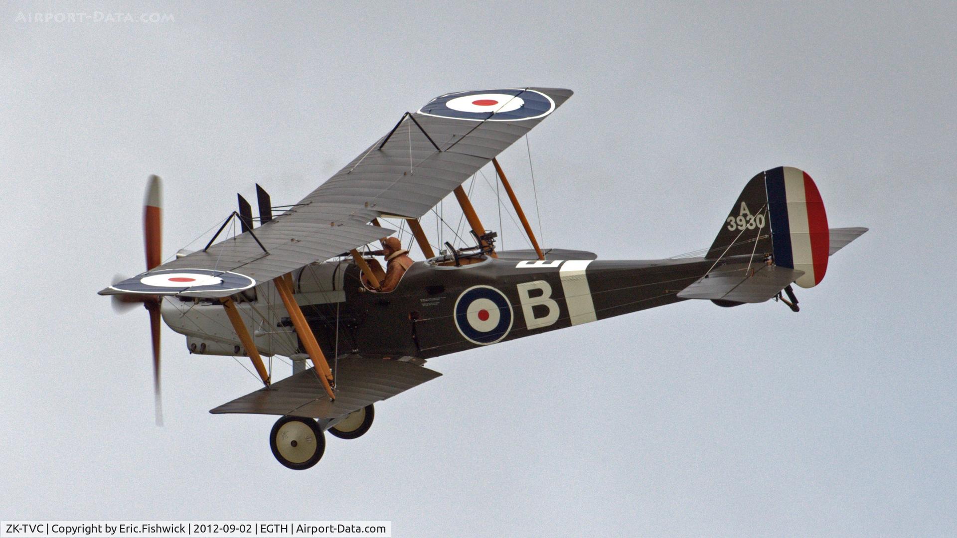 ZK-TVC, 2012 Royal Aircraft Factory RE-8 Replica C/N 0002, 41. ZK-TVC at Shuttleworth Pagent Air Display, Sept. 2012.