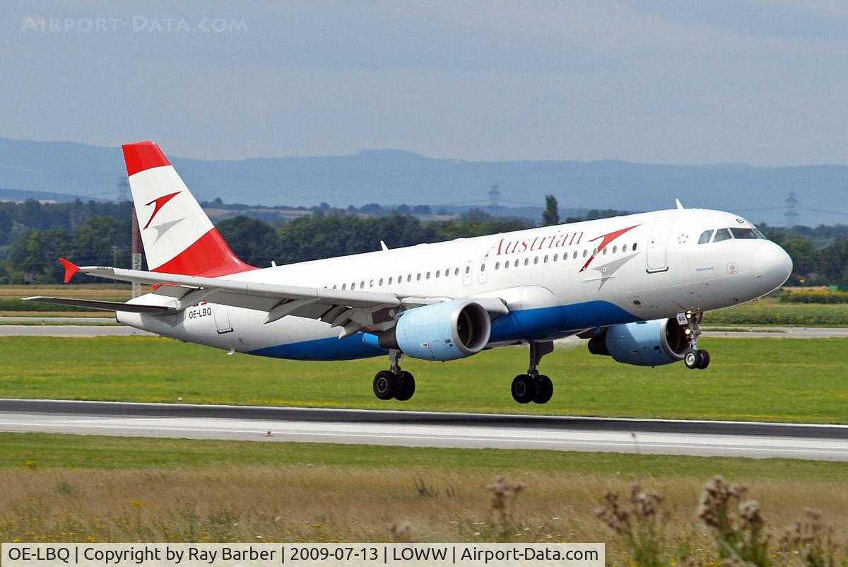 OE-LBQ, 1999 Airbus A320-214 C/N 1137, Airbus A320-214 [1137] (Austrian Airlines) Vienna-Schwechat~OE 13/07/2009