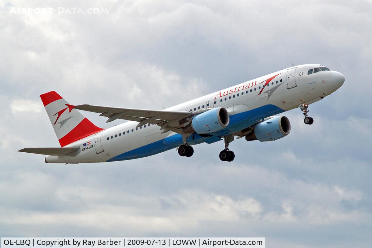 OE-LBQ, 1999 Airbus A320-214 C/N 1137, Airbus A320-214 [1137] (Austrian Airlines) Vienna-Schwechat~OE 13/07/2009
