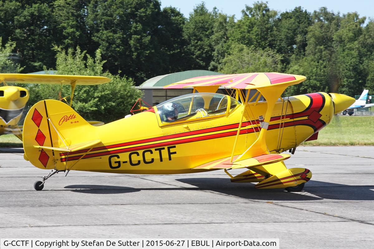 G-CCTF, 1977 Aerotek Pitts S-2A Special C/N 2146, Ursel Avia 2015.