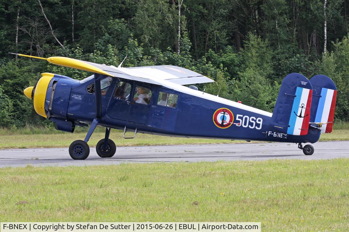 F-BNEX, 1958 Max Holste MH-1521C-1 Broussard C/N 108, Ursel Avia 2015.