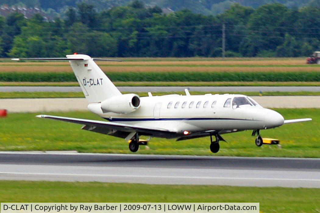 D-CLAT, 2006 Cessna 525B CitationJet CJ3 C/N 525B-0085, Cessna CitationJet CJ3 [525B-0085] Vienna-Schwechat~OE 13/07/2009