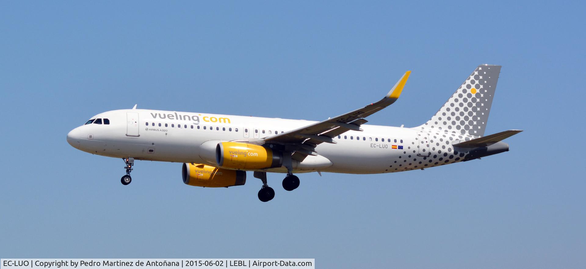 EC-LUO, 2013 Airbus A320-232 C/N 5530, El Prat  Barcelona - España