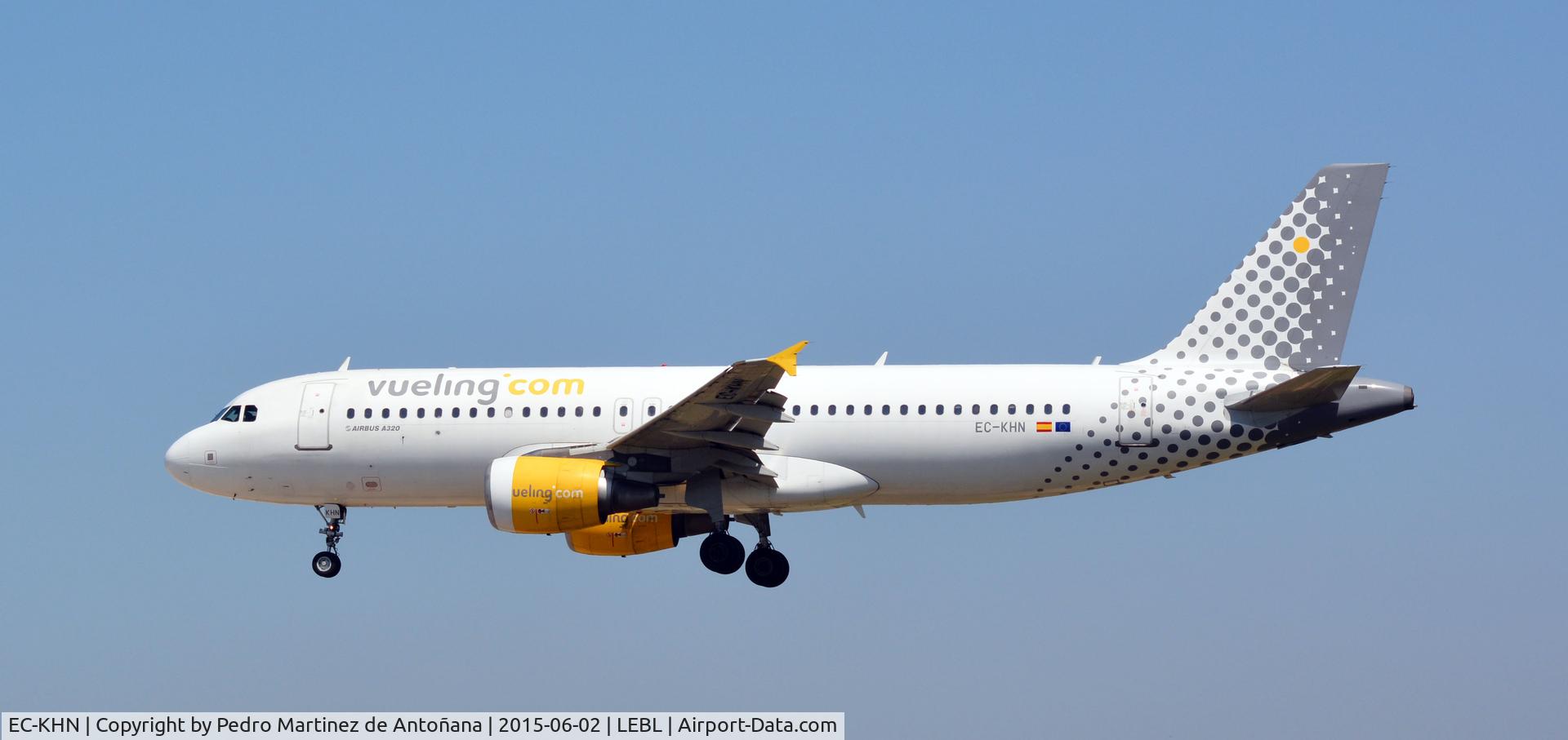 EC-KHN, 2007 Airbus A320-216 C/N 3203, El Prat  Barcelona - España