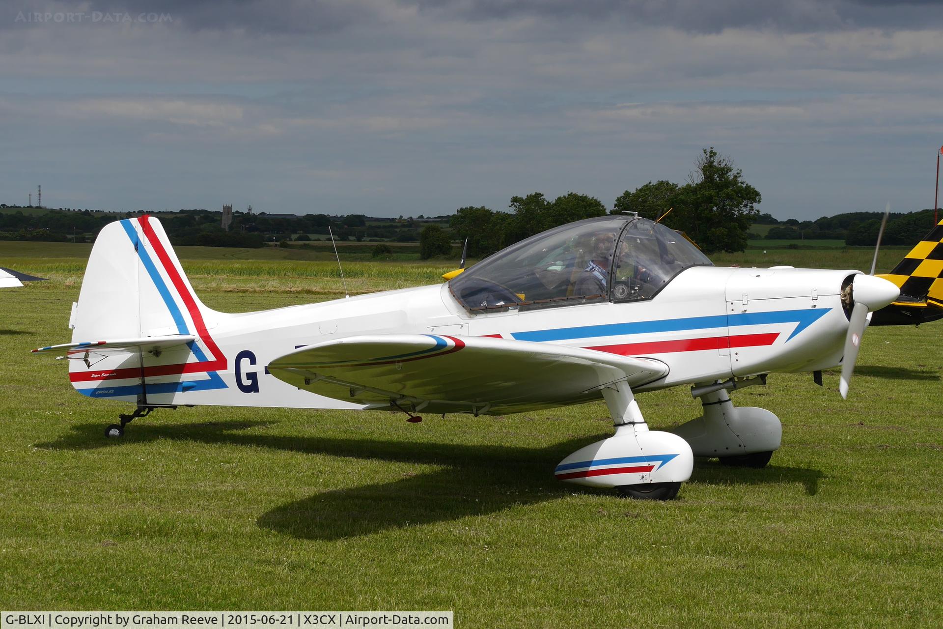 G-BLXI, 1965 Scintex CP-1310-C3 Super Emeraude C/N 937, Seen at Northrepps.