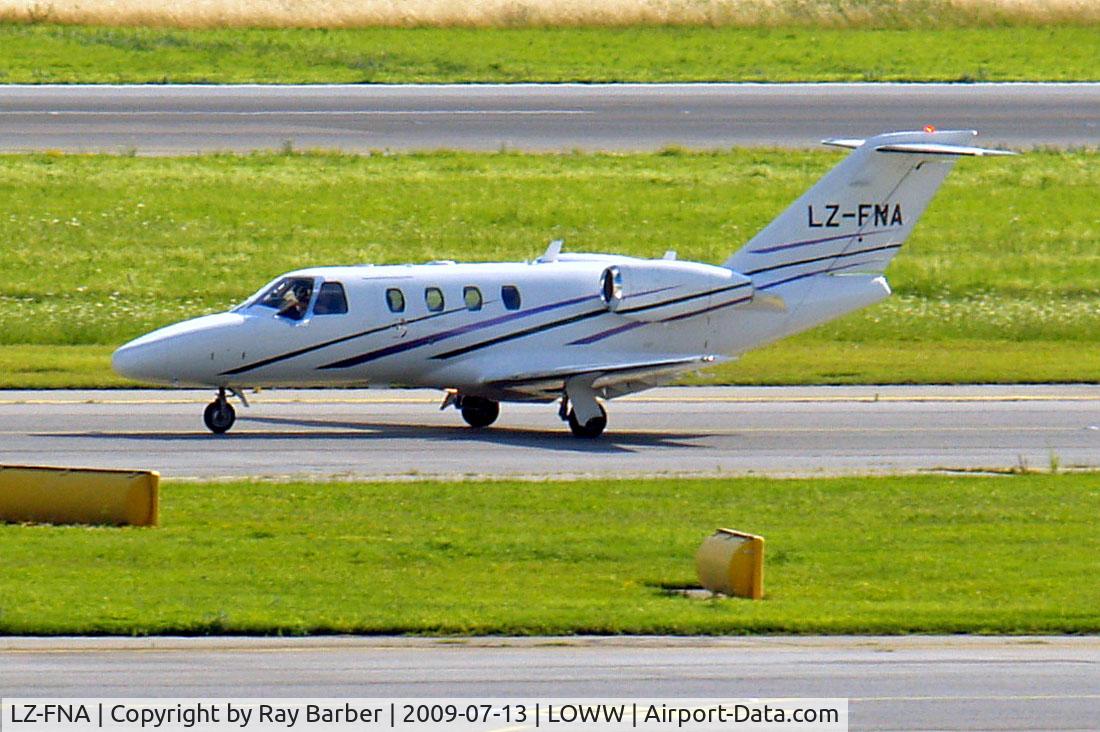 LZ-FNA, 2007 Cessna 525 CitationJet CJ1+ C/N 525-0659, Cessna CitationJet CJ1+ [525-0659] Vienna-Schwechat~OE 13/07/2009