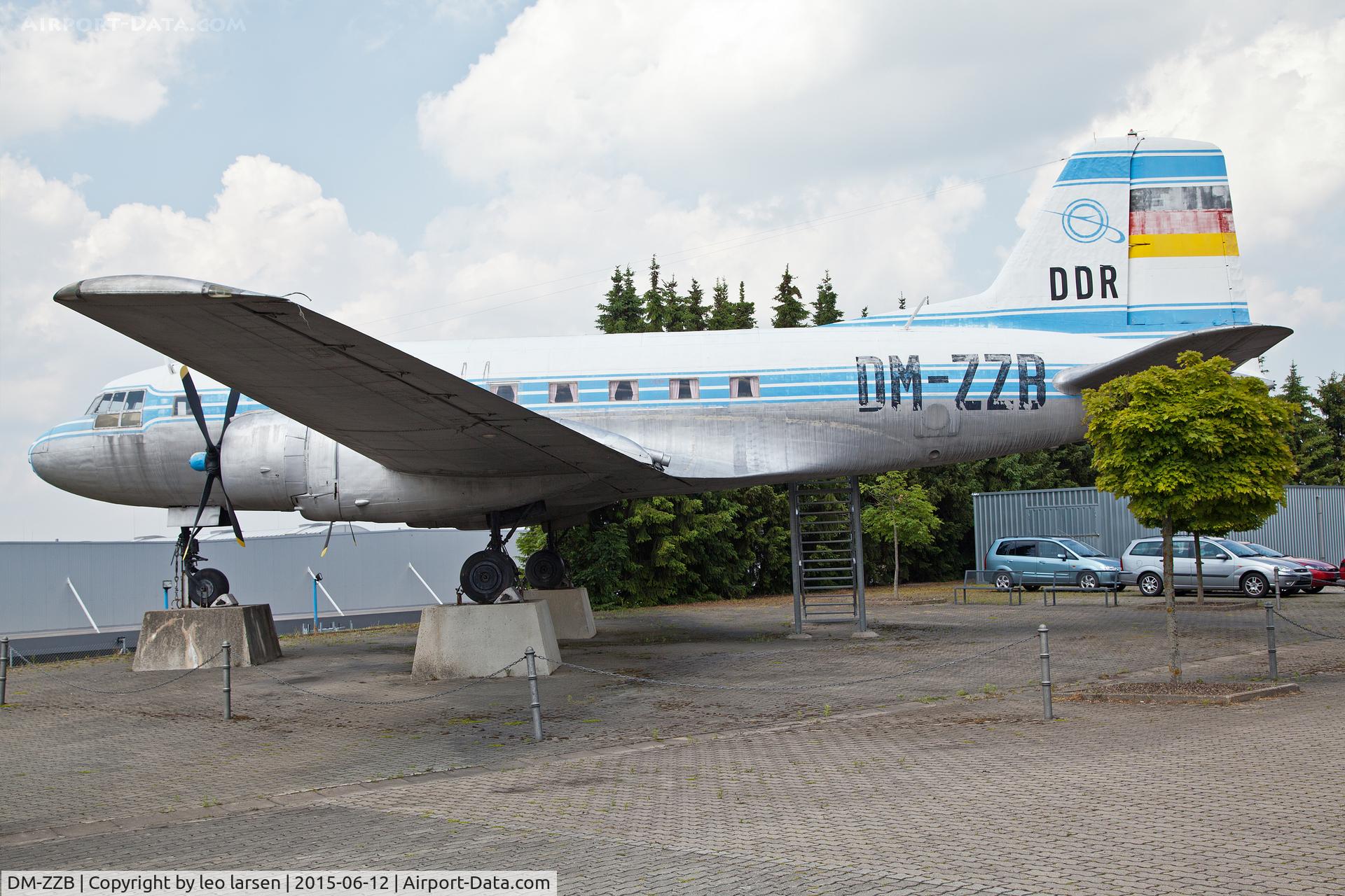 DM-ZZB, 1955 Ilyushin (VEB) IL-14P C/N 14803001, Opel dealer at Reichenbach Germany 12.6.15
