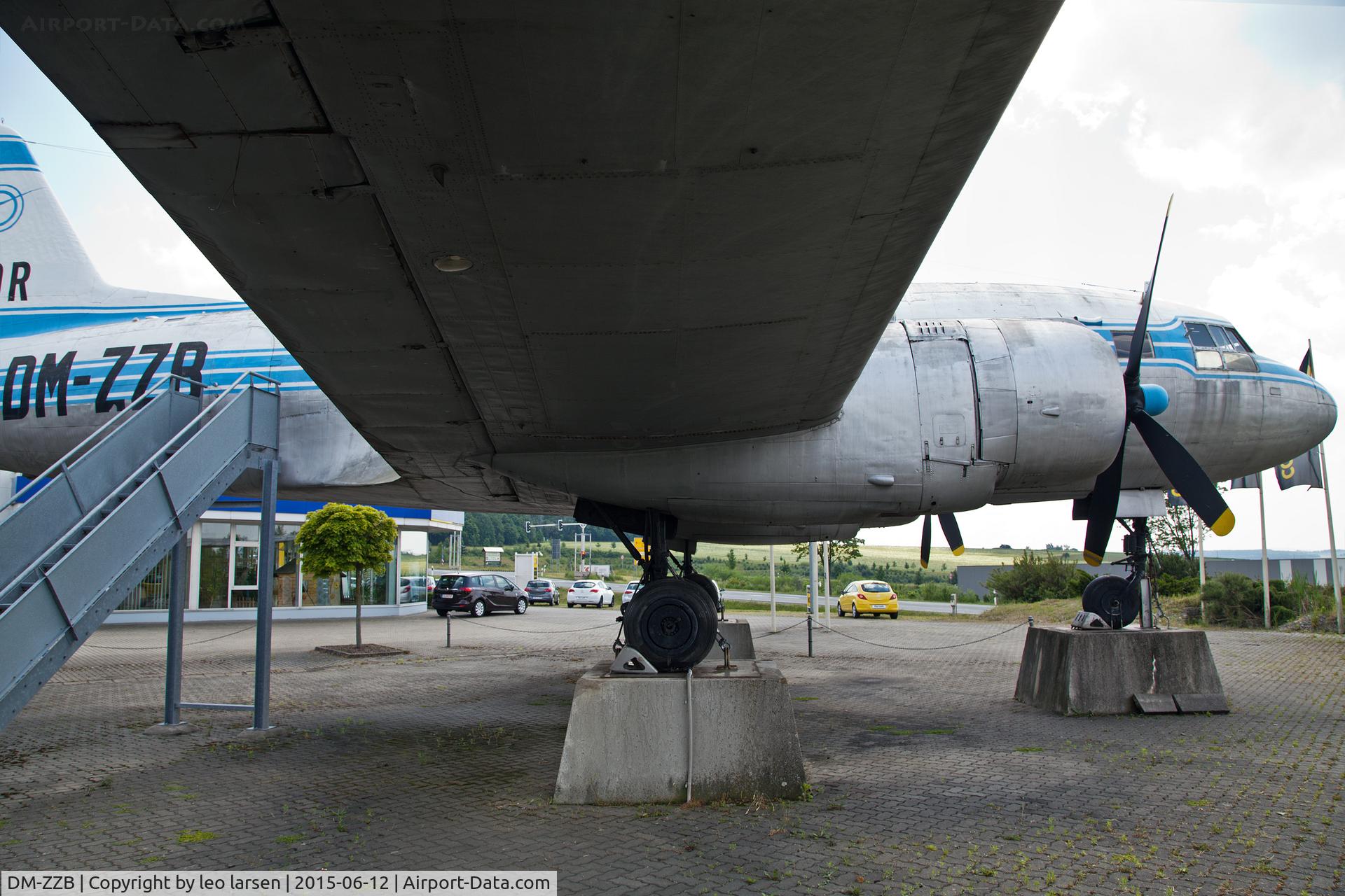 DM-ZZB, 1955 Ilyushin (VEB) IL-14P C/N 14803001, Opel Dealer at Reichenbach Germany 12.6.15