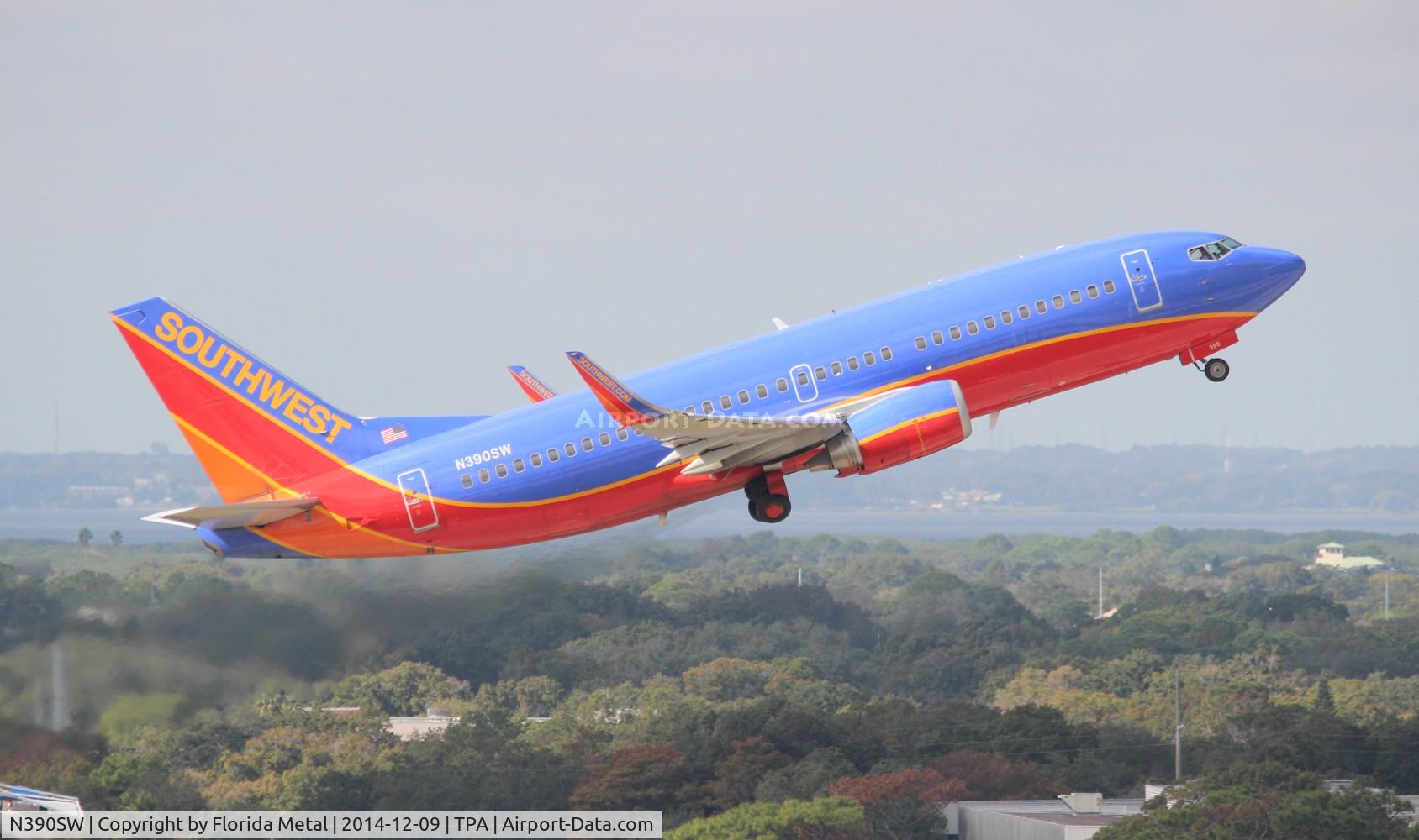 N390SW, 1994 Boeing 737-3H4 C/N 26593, Southwest