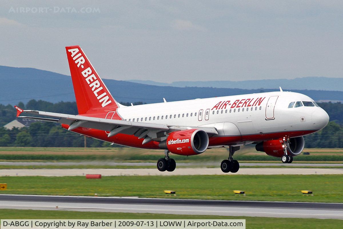 D-ABGG, 2007 Airbus A319-111 C/N 3202, Airbus A319-112 [3202] (Air Berlin) Vienna-Schwechat~OE 13/07/2009