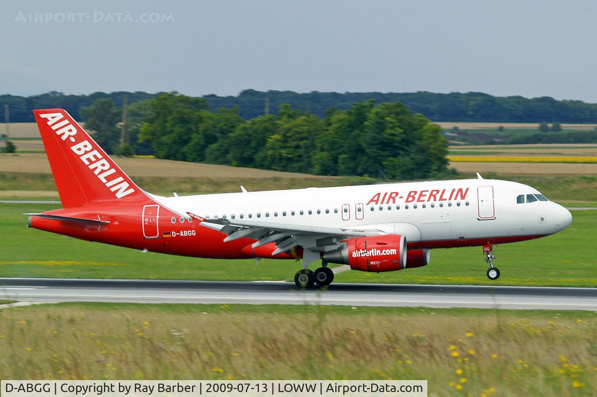 D-ABGG, 2007 Airbus A319-111 C/N 3202, Airbus A319-112 [3202] (Air Berlin) Vienna-Schwechat~OE 13/07/2009