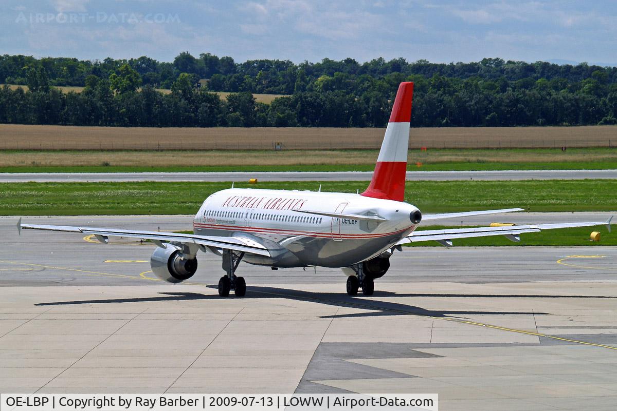 OE-LBP, 1998 Airbus A320-214 C/N 797, Airbus A320-214 [0797] (Austrian Airlines) Vienna-Schwechat~OE 13/07/2009