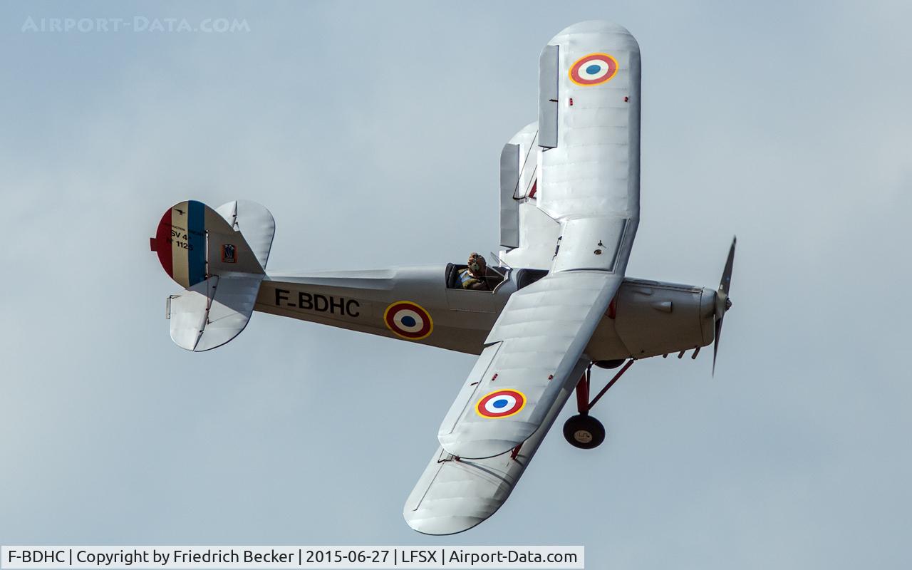 F-BDHC, Stampe-Vertongen SV-4A C/N 1125, flying display Meeting Aerienne Luxeuil le Bains