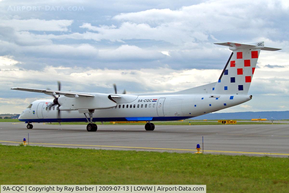 9A-CQC, 2009 De Havilland Canada DHC-8-402Q Dash 8 C/N 4258, De Havilland Canada DHC-8Q-402 Dash 8 [4258] (Croatia Airlines) Vienna-Schwechat~OE 13/07/2009