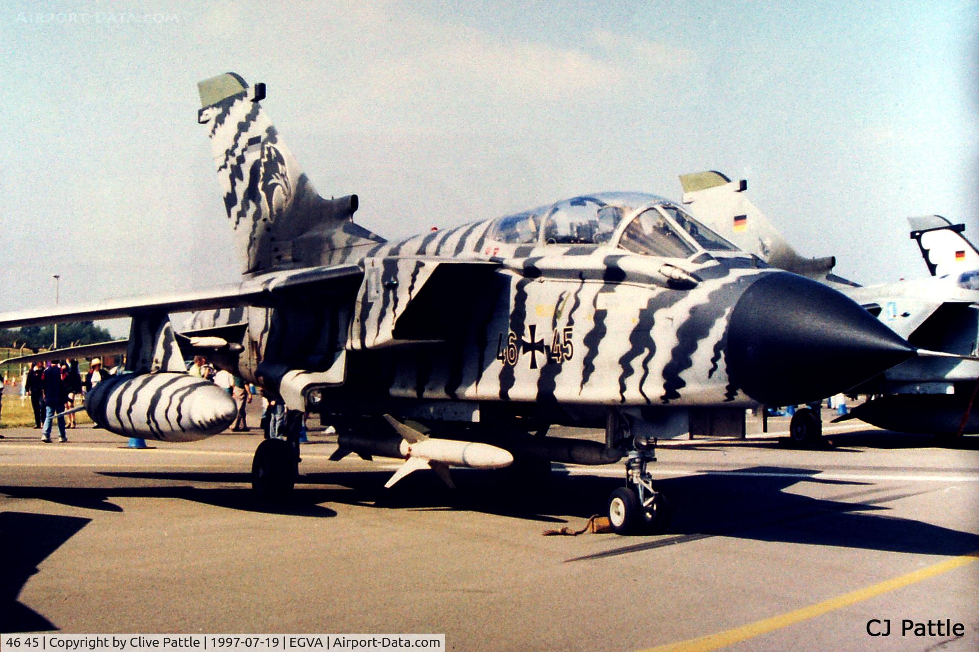 46 45, Panavia Tornado ECR C/N 873/GS278/4345, On display RIAT 97.