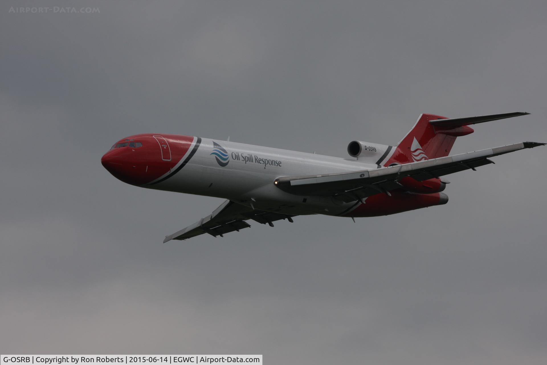G-OSRB, 1983 Boeing 727-2S2F C/N 22929, Displaying at RAF Cosford Airshow.