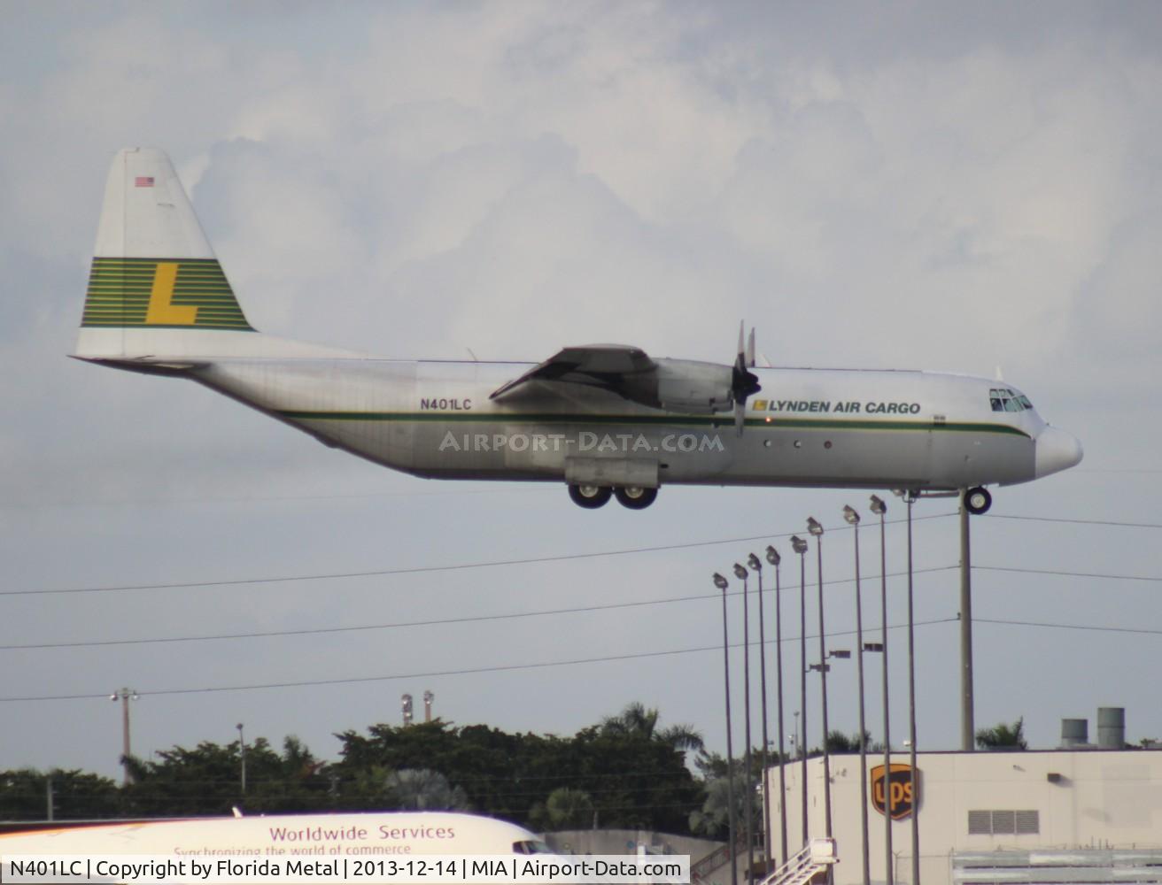 N401LC, 1975 Lockheed L-100-30 Hercules (L-382) C/N 382-4606, Lynden Cargo C-130
