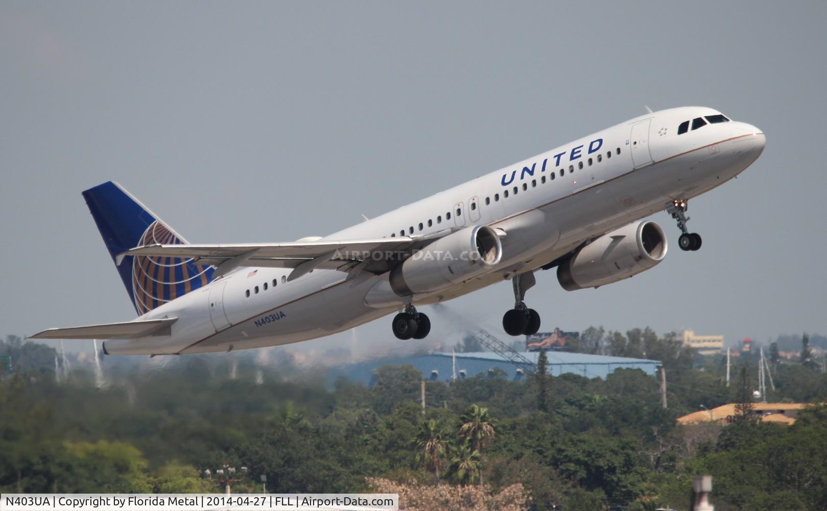 N403UA, 1993 Airbus A320-232 C/N 442, United