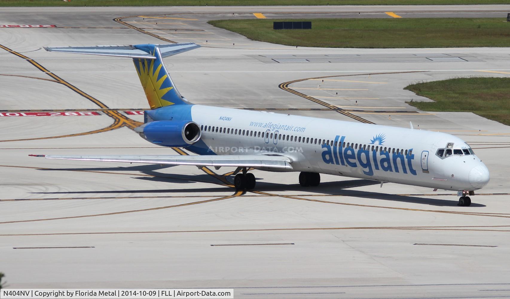 N404NV, 1989 McDonnell Douglas MD-88 C/N 49765, Allegiant MD-88
