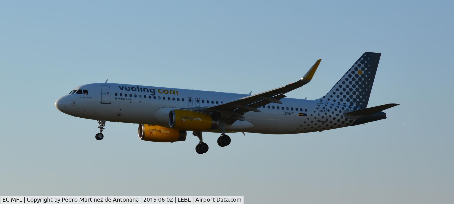 EC-MFL, 2015 Airbus A320-232 C/N 6557, El Prat  Barcelona - España