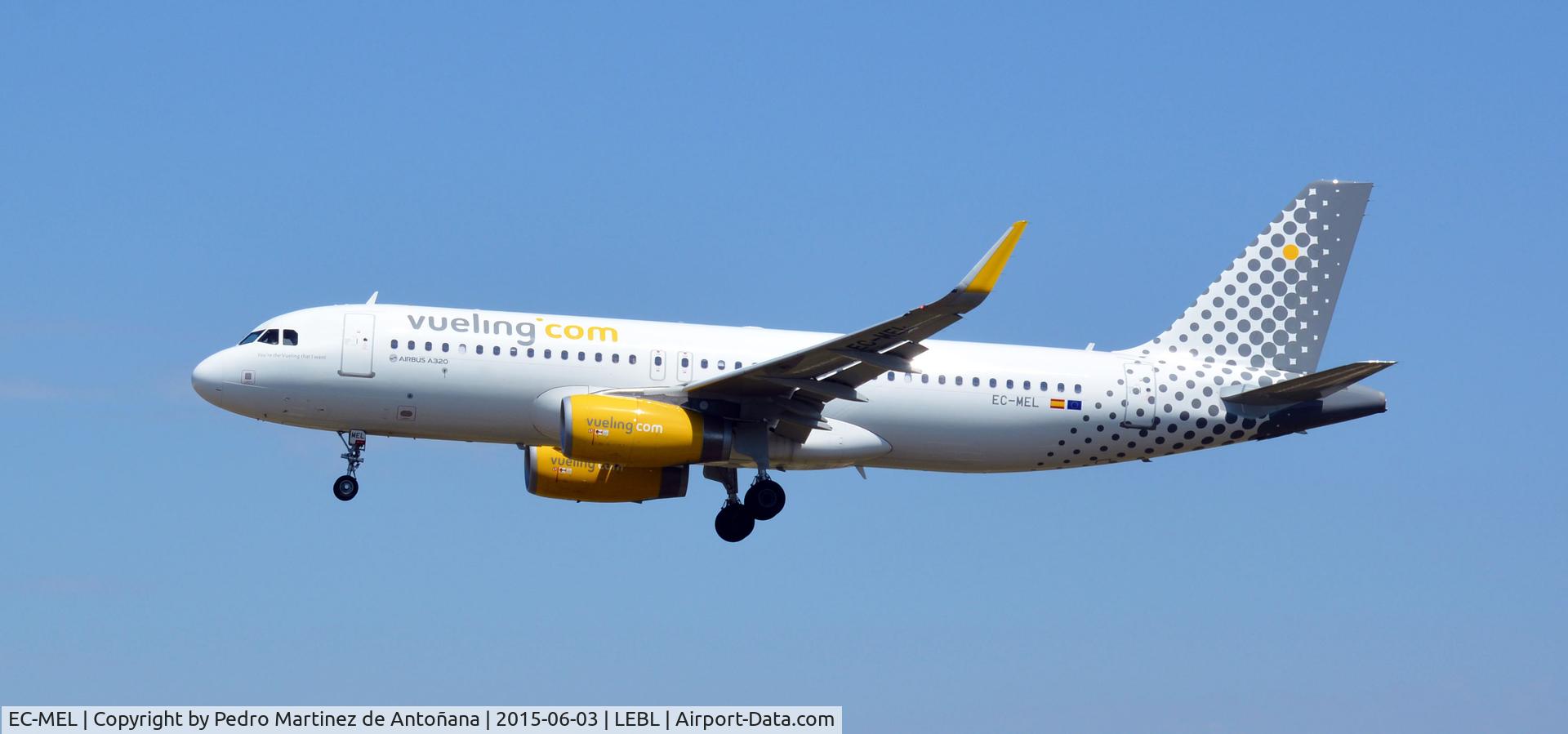 EC-MEL, 2015 Airbus A320-232 C/N 6450, El Prat  Barcelona - España