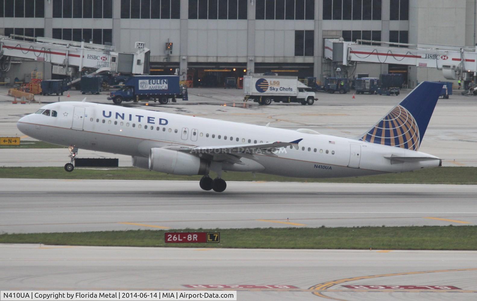N410UA, 1994 Airbus A320-232 C/N 463, United A320