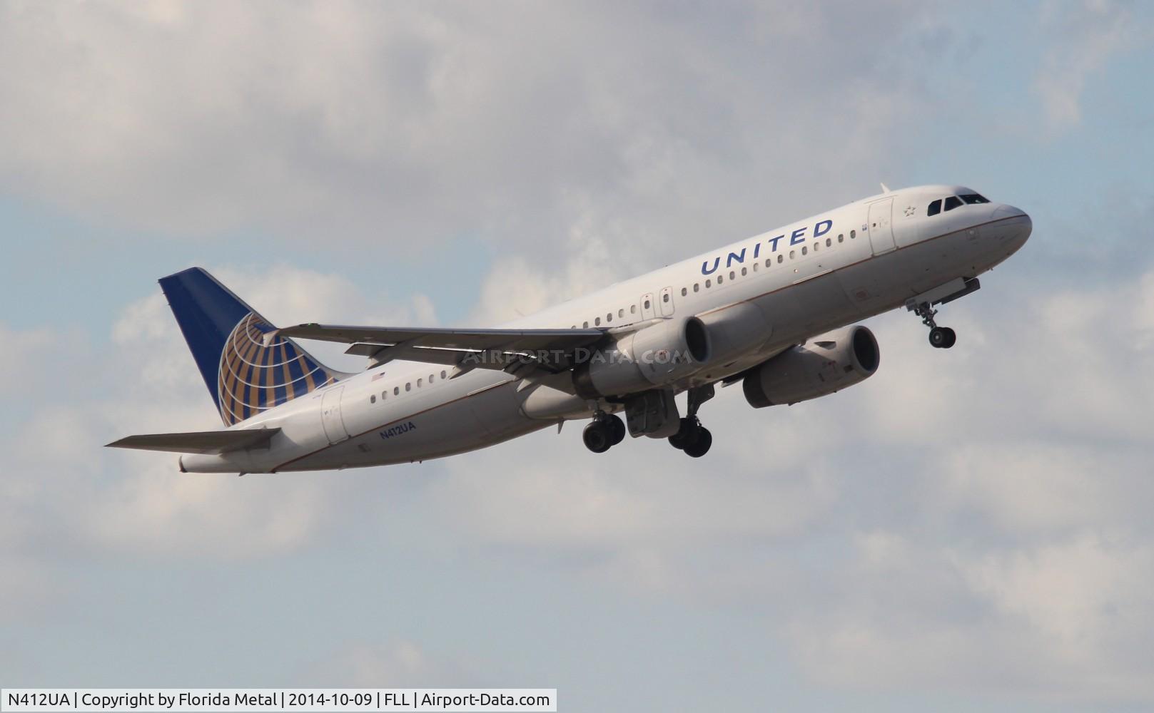 N412UA, 1994 Airbus A320-232 C/N 465, United A320