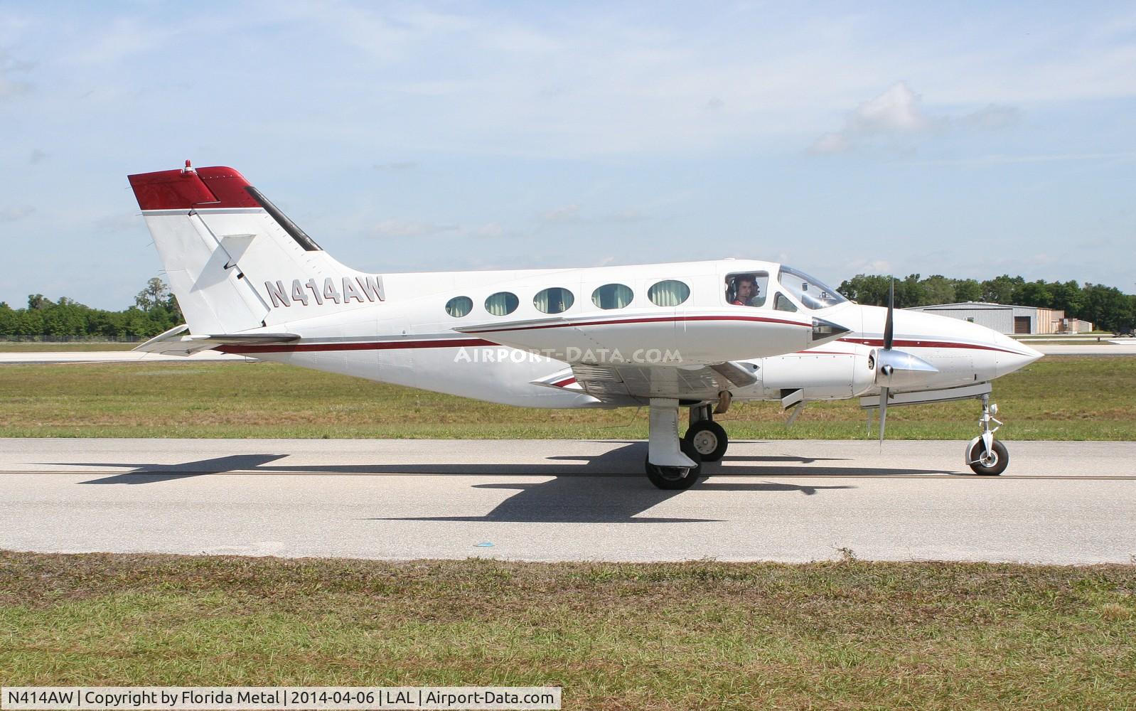 N414AW, 1974 Cessna 414 Chancellor C/N 4140520, Cessna 414