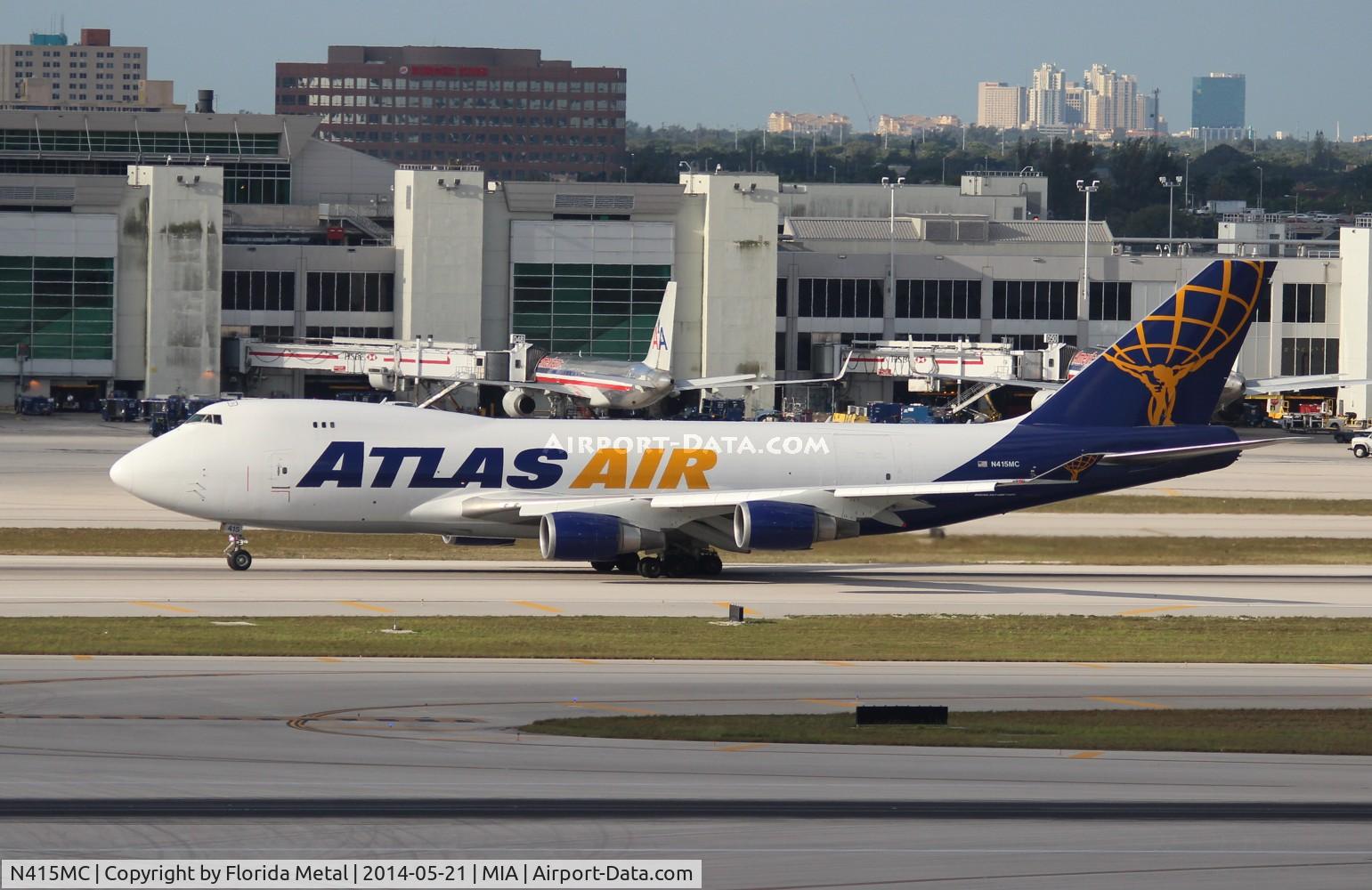 N415MC, 2002 Boeing 747-47UF C/N 32837, Atlas 747-400
