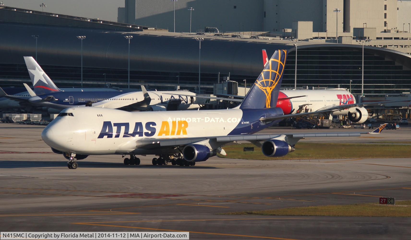 N415MC, 2002 Boeing 747-47UF C/N 32837, Atlas Air