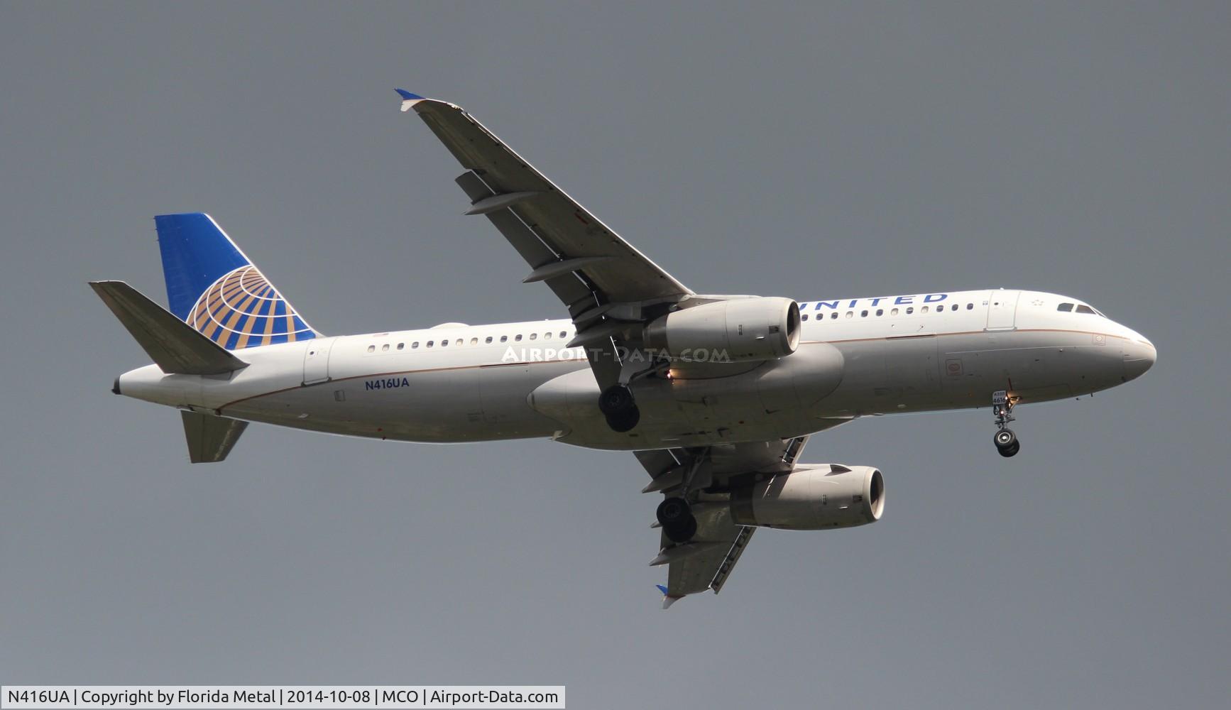 N416UA, 1994 Airbus A320-232 C/N 479, United A320