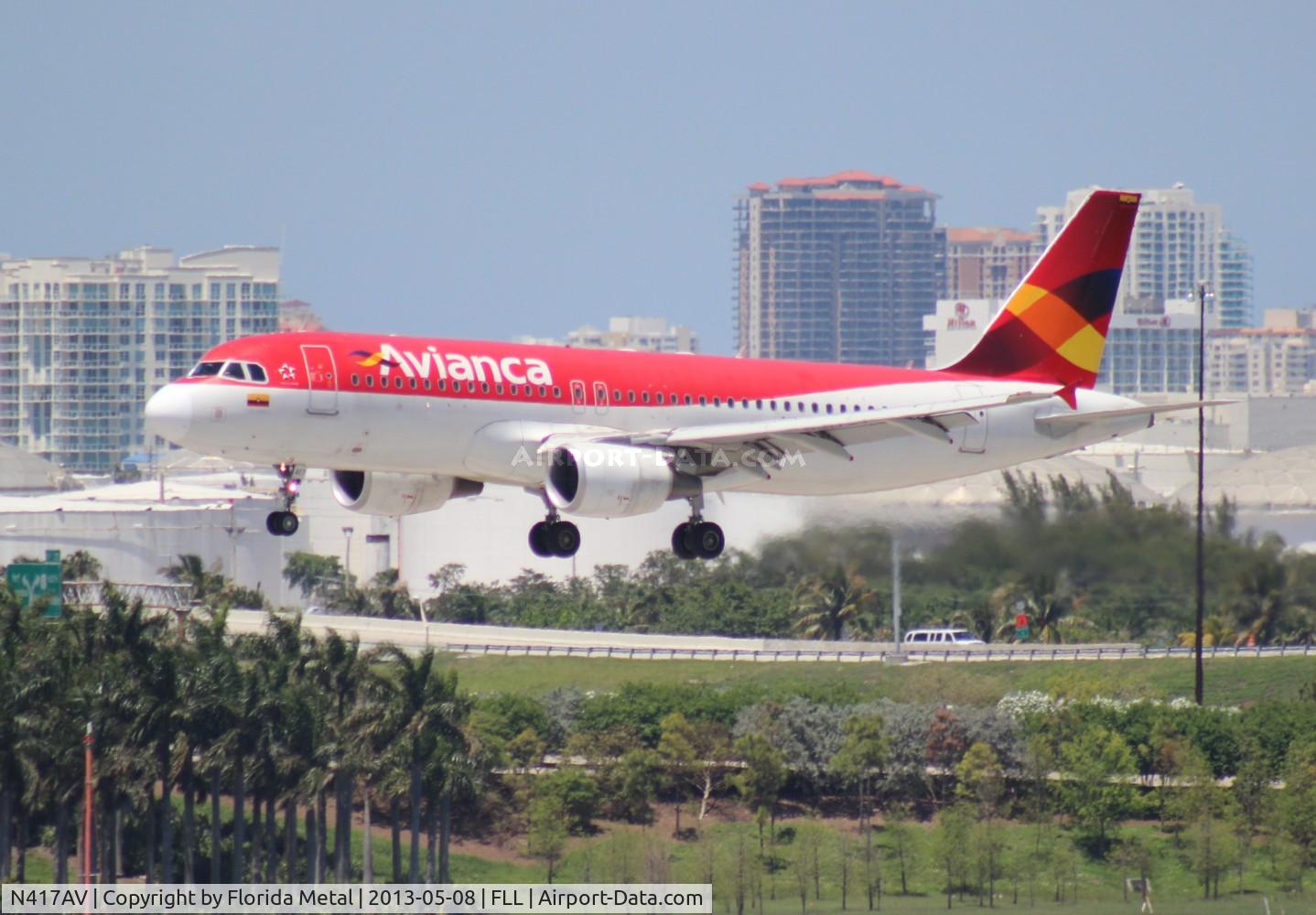 N417AV, 2010 Airbus A320-214 C/N 4175, Avianca