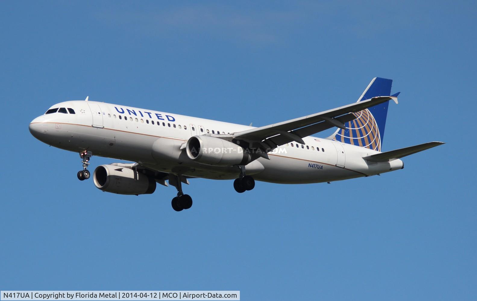 N417UA, 1994 Airbus A320-232 C/N 483, United A320