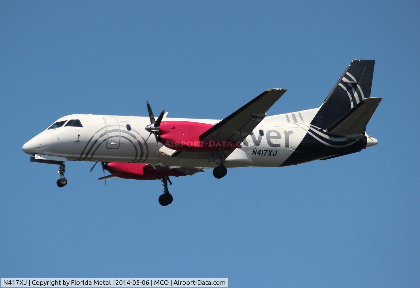 N417XJ, Saab 340B C/N 340B417, Silver Airways