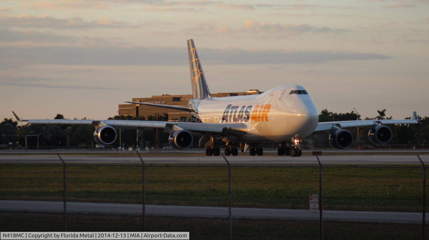 N418MC, 2002 Boeing 747-47UF C/N 32840, Atlas Air