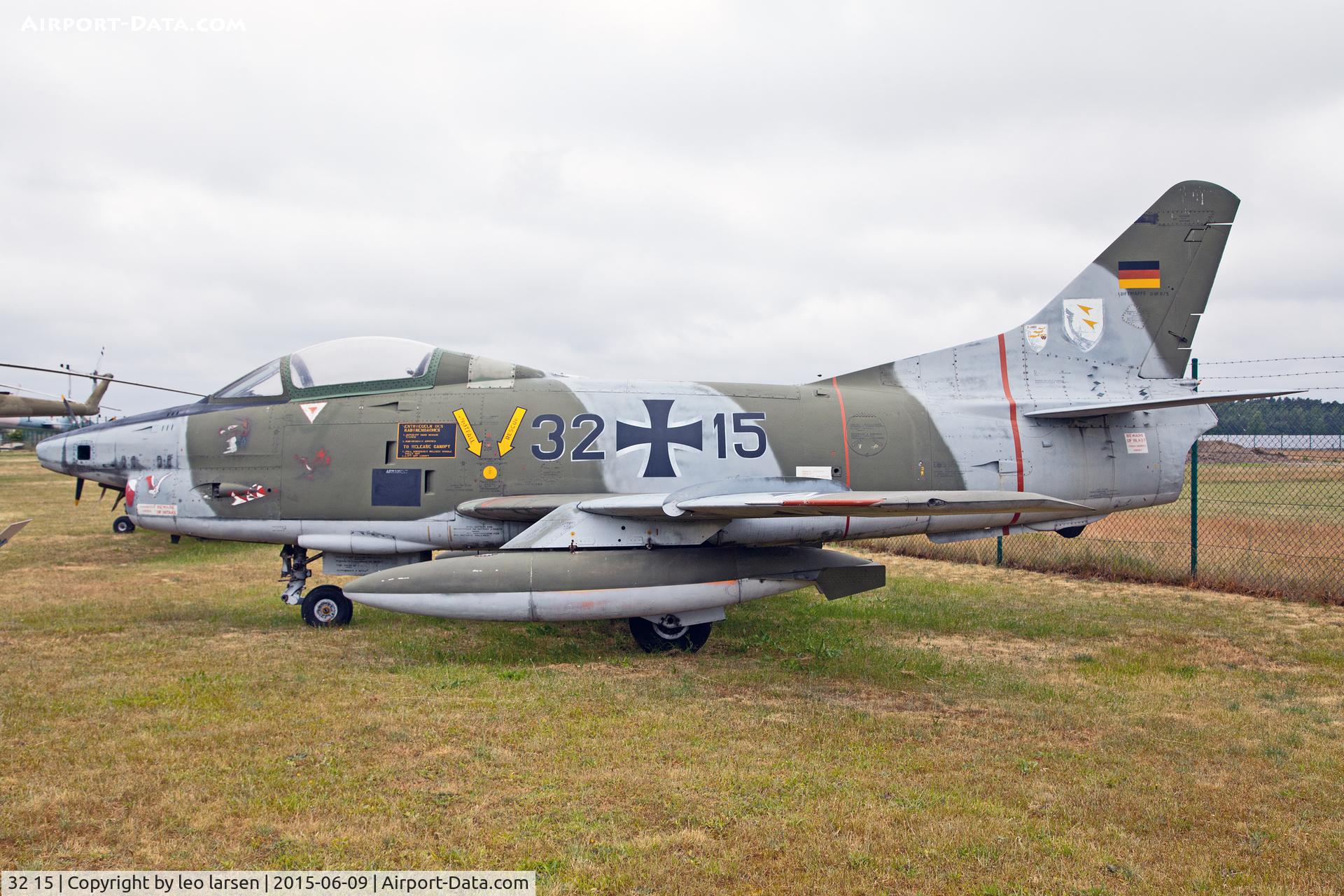 32 15, Fiat G-91R/3 C/N D483, Flugplatzmuseum Cottbus 9.6.15
