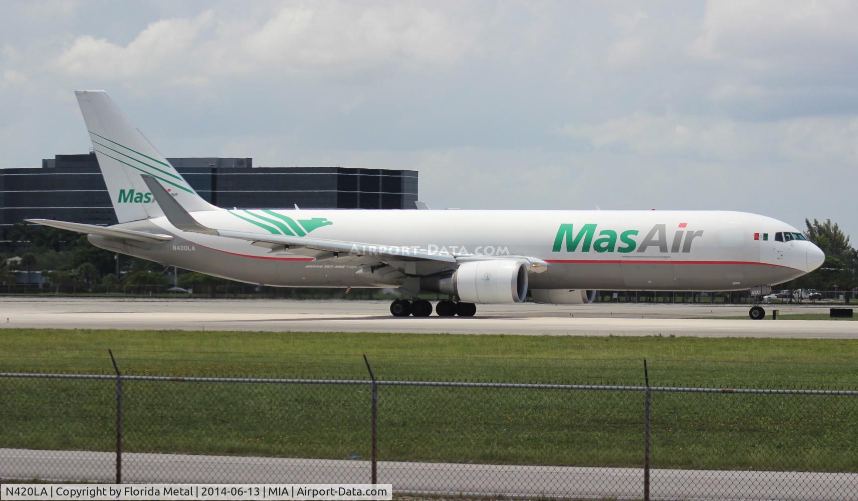 N420LA, 2006 Boeing 767-316F C/N 34627, MAS Air