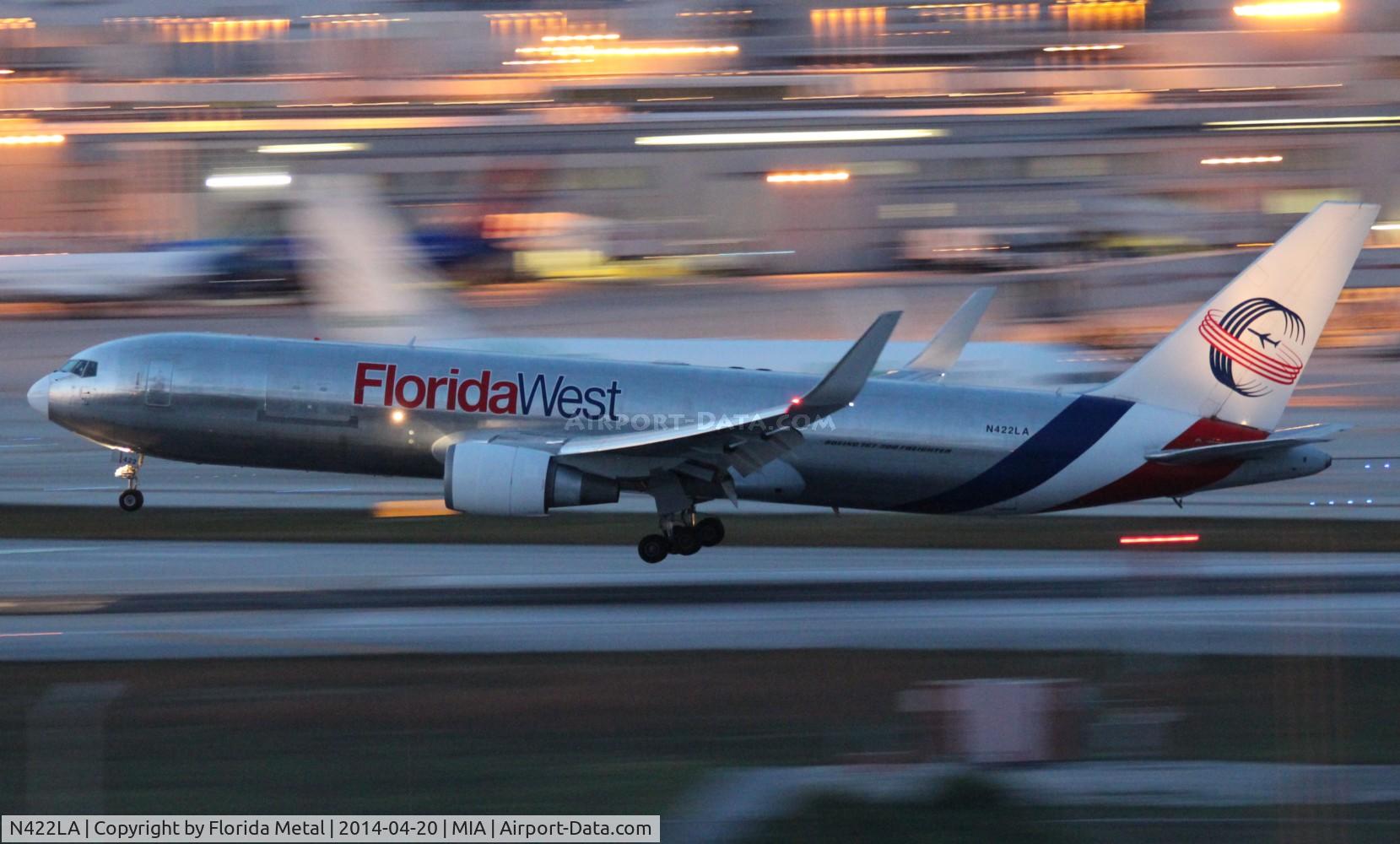 N422LA, 2007 Boeing 767-346F C/N 35818, Florida West