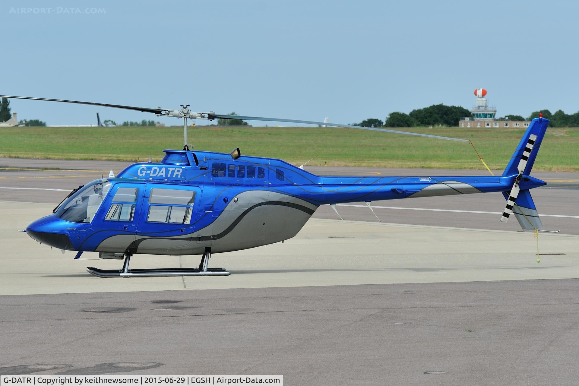 G-DATR, 1978 Agusta AB-206B JetRanger II C/N 8588, Nice Visitor.